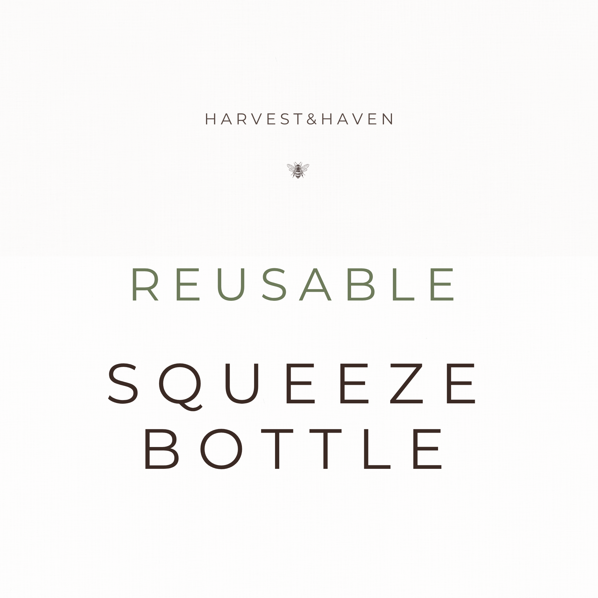 Reusable Honey Squeeze Bottle